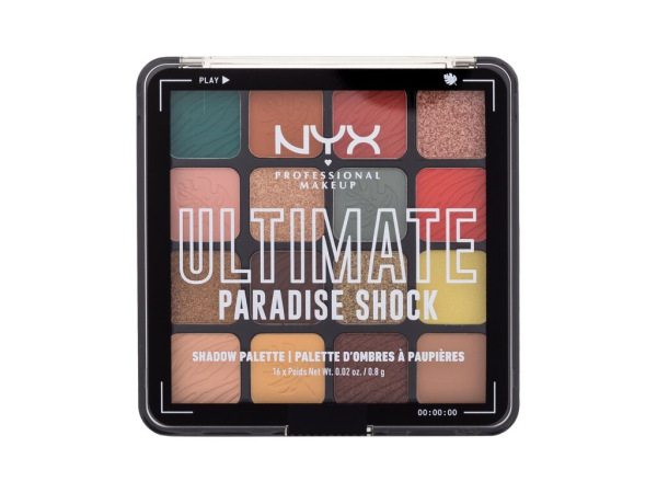NYX Professional Makeup Ultimate 01 Paradise Shock (W) 13,28g, Očný tieň
