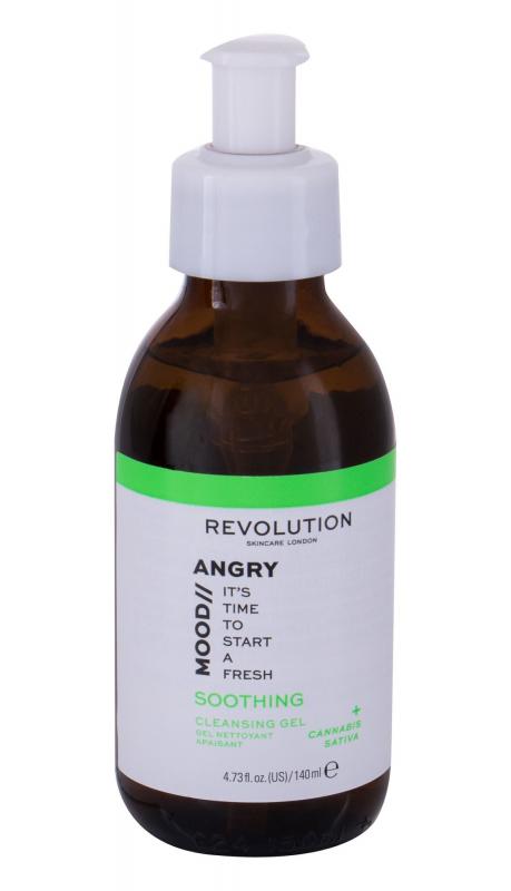 Revolution Skincare Soothing Angry Mood (W) 140ml, Čistiaci gél