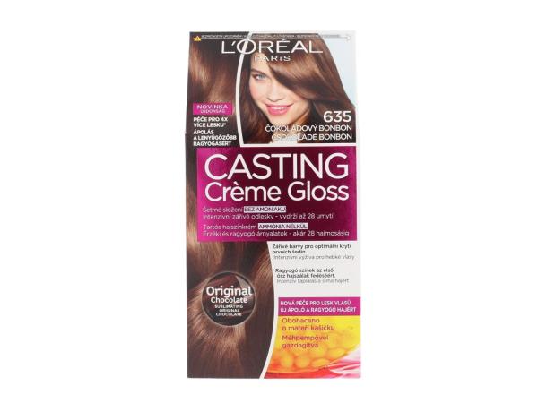 L'Oréal Paris Casting Creme Gloss 635 Chocolate Bonbon (W) 48ml, Farba na vlasy