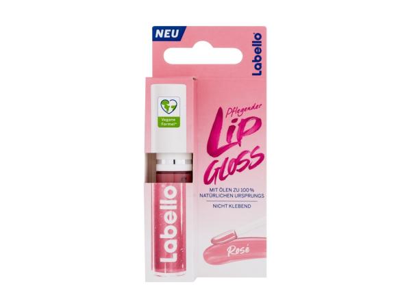 Labello Pflegender Lip Gloss Rosé (W) 5,5ml, Olej na pery