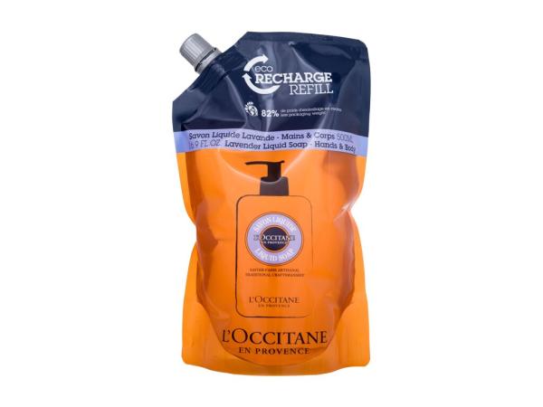 L'Occitane Lavender Liquid Soap (W) 500ml, Tekuté mydlo Náplň
