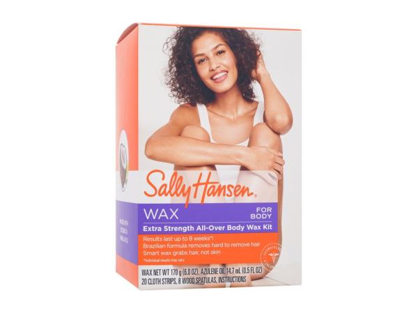 Sally Hansen Wax Extra Strength All-Over Body Wax Kit (W) 170g, Depilačný prípravok