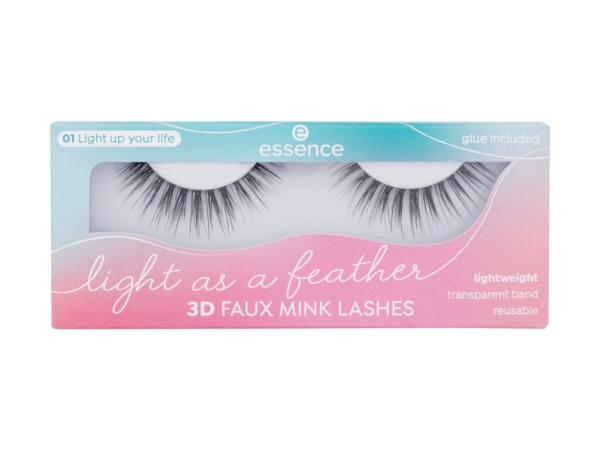Essence Light As A Feather 3D Faux Mink (W) 1ks, Umelé mihalnice 01 Light Up Your Life