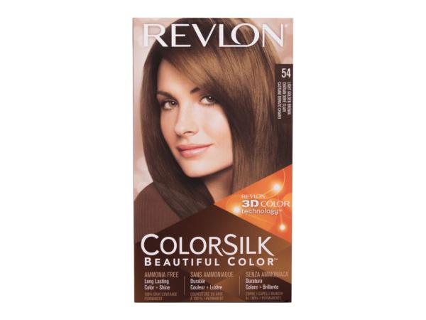 Revlon Colorsilk Beautiful Color 54 Light Golden Brown (W) 59,1ml, Farba na vlasy