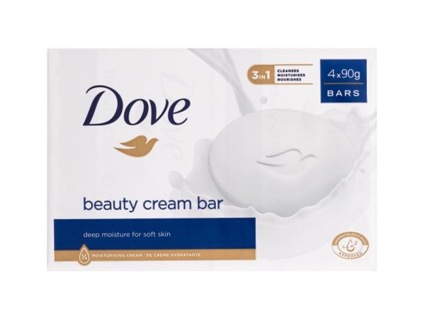 Dove Original Beauty Cream Bar (W) 4x90g, Tuhé mydlo