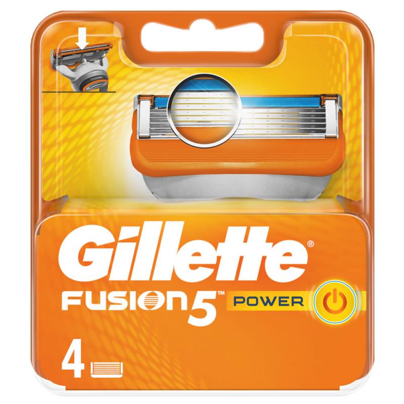 Gillette Fusion Power 4ks, Náhradné ostrie (M)