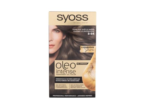 Syoss Oleo Intense Permanent Oil Color 5-54 Ash Light Brown (W) 50ml, Farba na vlasy