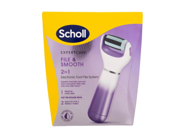 Scholl Expert Care File & Smooth Electronic Foot File System (W) 1ks, Pedikúra