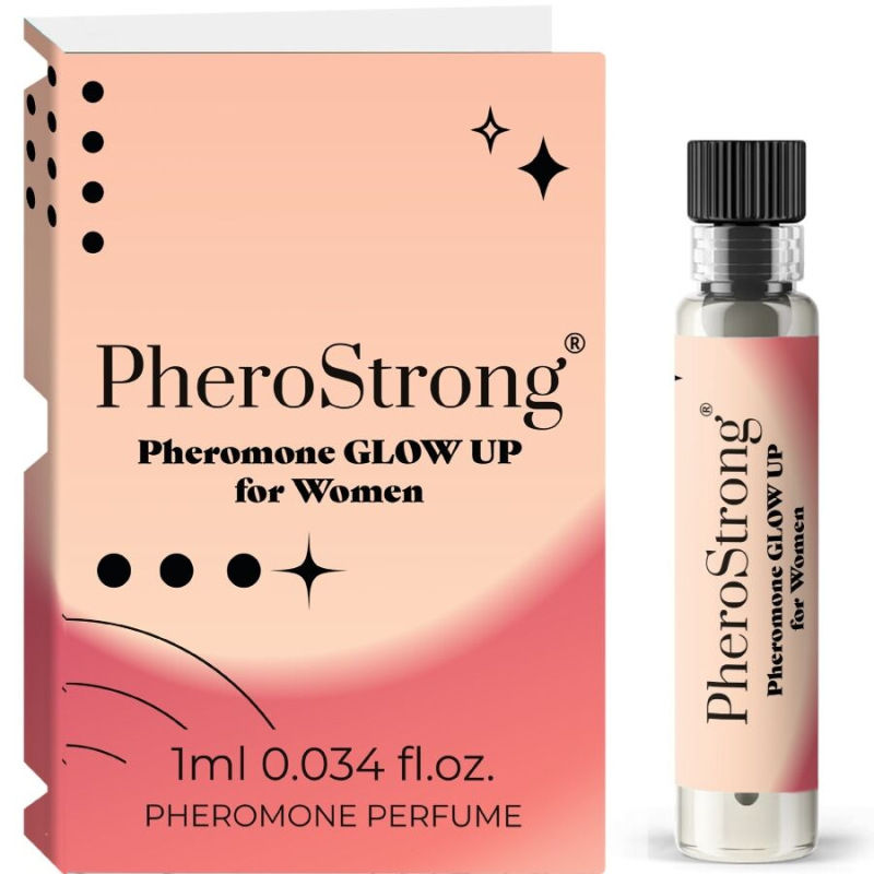 Pherostrong Perfume Pheromones Glow Up For Women 1 ml, Vzorka parfumu s feromónmi (W)