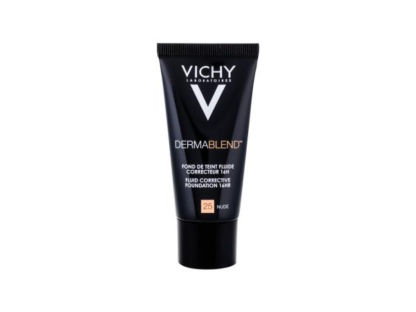 Vichy Dermablend Fluid Corrective Foundation 25 Nude (W) 30ml, Make-up SPF35