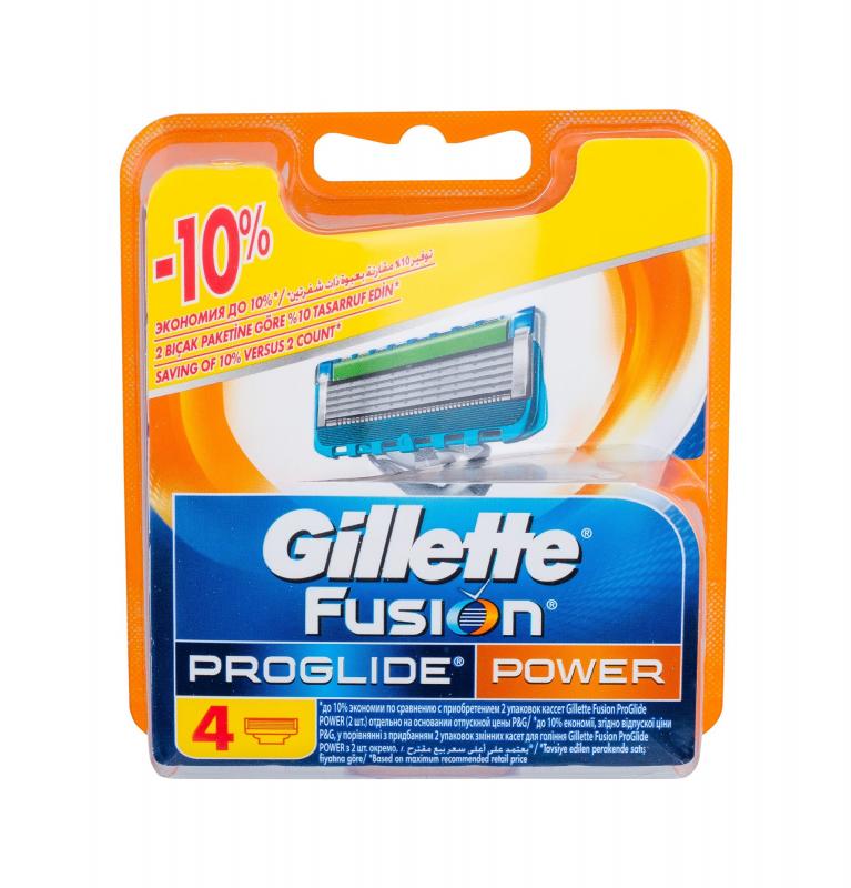 Gillette Power Fusion Proglide (M)  4ks, Náhradné ostrie