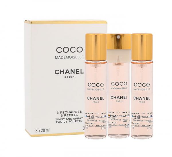 Chanel Coco Mademoiselle (W) 3x20ml, Toaletná voda Náplň