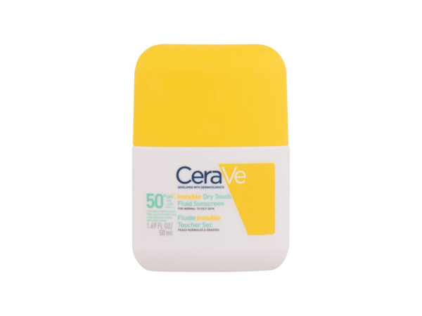 CeraVe Invisible Dry Touch Fluid Sunscreen (U) 50 ml, Opaľovací prípravok na tvár SPF50+