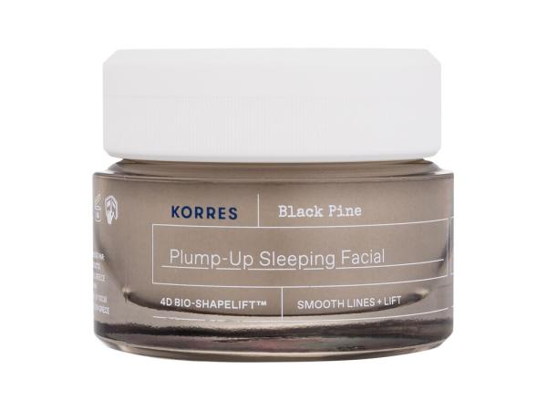Korres Black Pine Plump-Up Sleeping Facial (W) 40ml, Nočný pleťový krém