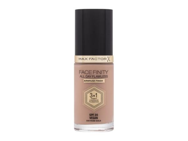 Max Factor Facefinity All Day Flawless C64 Rose Gold (W) 30ml, Make-up SPF20