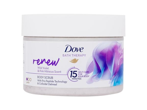 Dove Bath Therapy Renew Body Scrub (W) 295ml, Telový peeling