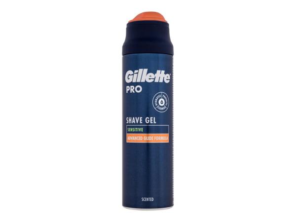 Gillette Pro Sensitive Shave Gel (M) 200ml, Gél na holenie