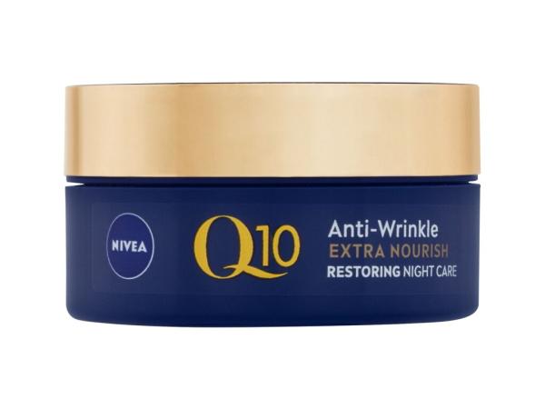 Nivea Q10 Power Anti-Wrinkle Extra Nourish (W) 50ml, Nočný pleťový krém