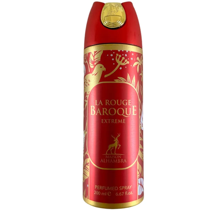 Maison Alhambra La Rouge Baroque Extreme Perfumed Spray 200ml, Dezodorant v spreji (U)