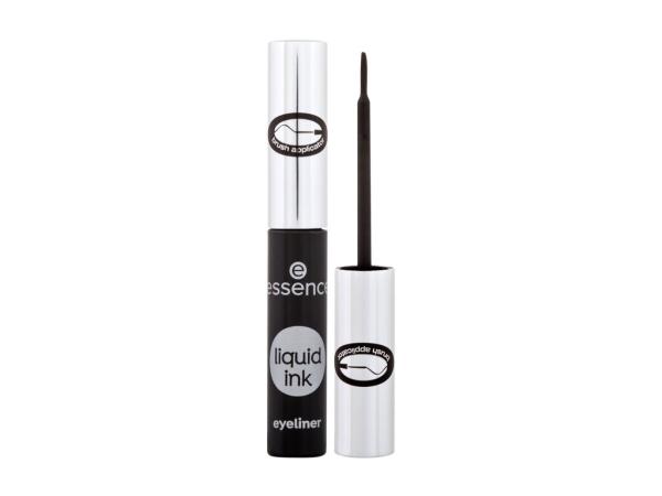 Essence Liquid Ink Eyeliner Black (W) 3ml, Očná linka
