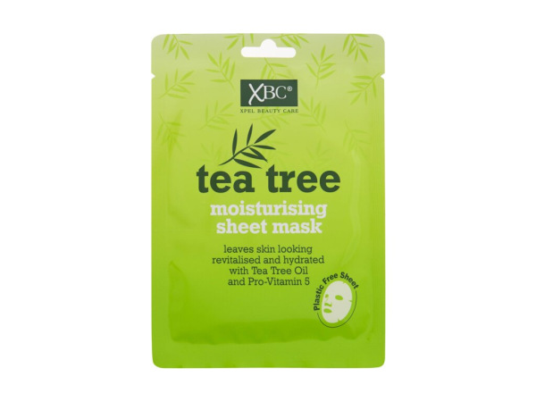 Xpel Tea Tree Moisturising Sheet Mask (W) 1ks, Pleťová maska