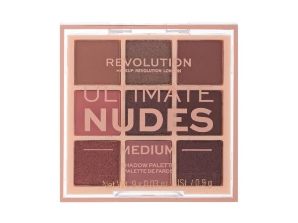 Makeup Revolution Lo Ultimate Nudes Medium (W) 8,1g, Očný tieň