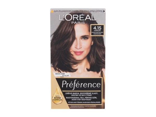 L'Oréal Paris Préférence 4,15-M1 Caracas (W) 60ml, Farba na vlasy