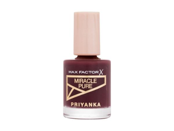 Max Factor Priyanka Miracle Pure 380 Bold Rosewood (W) 12ml, Lak na nechty