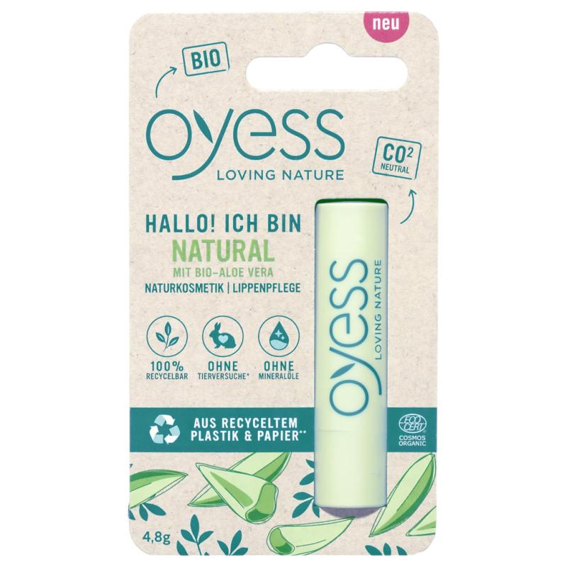 Oyess Bio Natural Aloe Vera (W) 4.8g, Balzam na pery