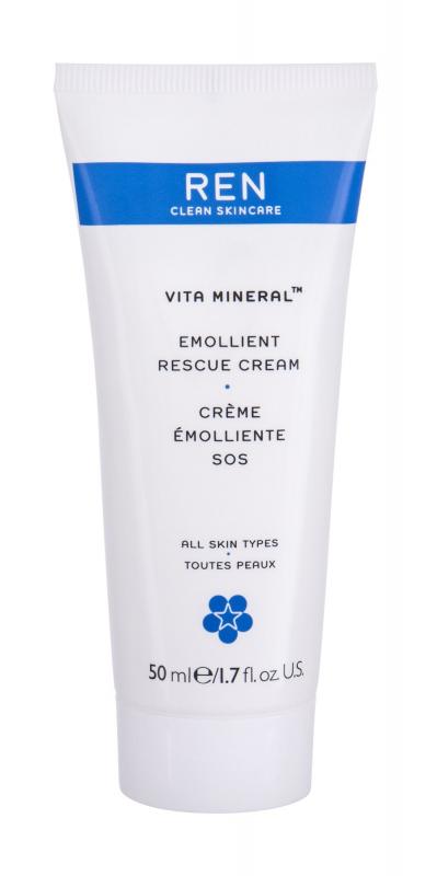 REN Clean Skincare Emollient Rescue Vita Mineral (W) 50ml, Denný pleťový krém