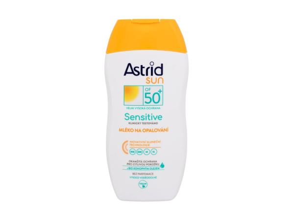 Astrid Sensitive Milk Sun (U)  150ml, Opaľovací prípravok na telo