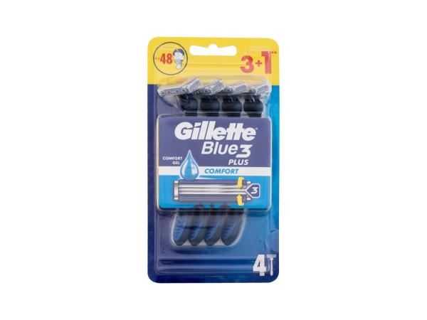 Gillette Blue3 Plus Comfort (M) 4ks, Holiaci strojček