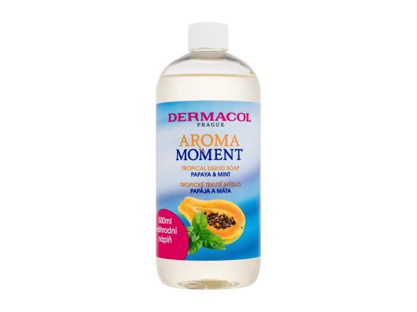Dermacol Papaya & Mint Tropical Liquid Soap Aroma Moment (U)  500ml, Tekuté mydlo