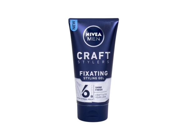 Nivea Men Craft Stylers Fixating (M) 150ml, Gél na vlasy Shine