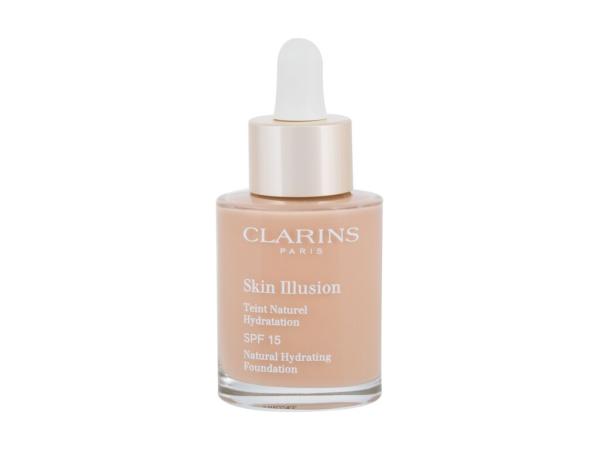 Clarins Skin Illusion Natural Hydrating 108.5 Cashew (W) 30ml, Make-up SPF15