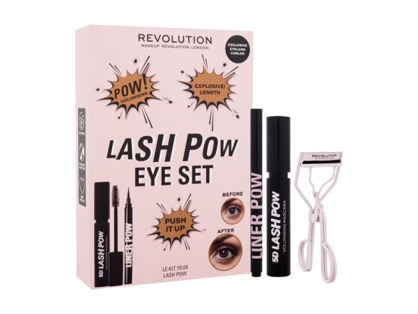 Makeup Revolution Lo Lash Pow Eye Set Super Black (W) 12,2ml, Špirála