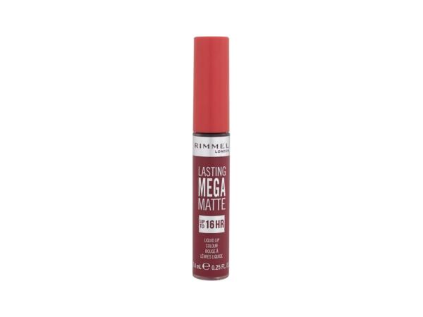Rimmel London Lasting Mega Matte Liquid Lip Colour Ruby Passion (W) 7,4ml, Rúž
