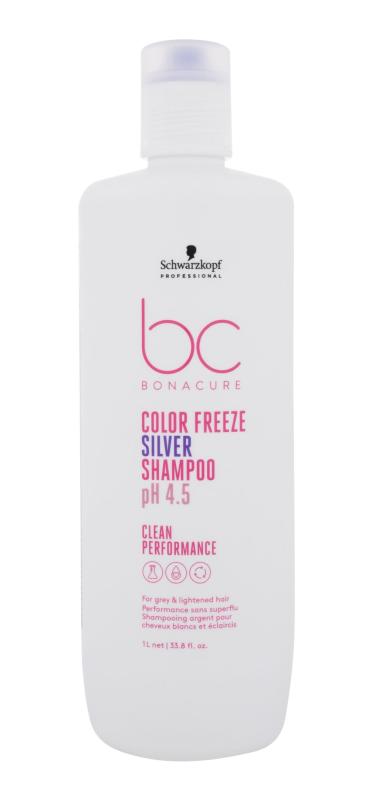 Schwarzkopf Professi pH 4.5 Color Freeze Silver BC Bonacure (W)  1000ml, Šampón