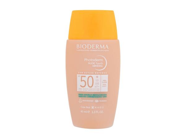 BIODERMA Photoderm Nude Touch Mineral Very Light (U) 40ml, Opaľovací prípravok na tvár SPF50+