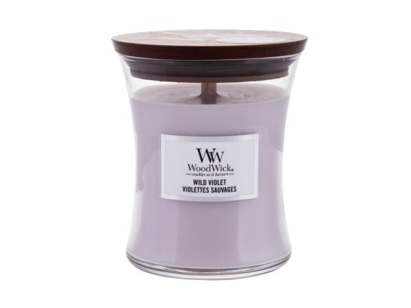 WoodWick Wild Violet (U)  275g, Vonná sviečka