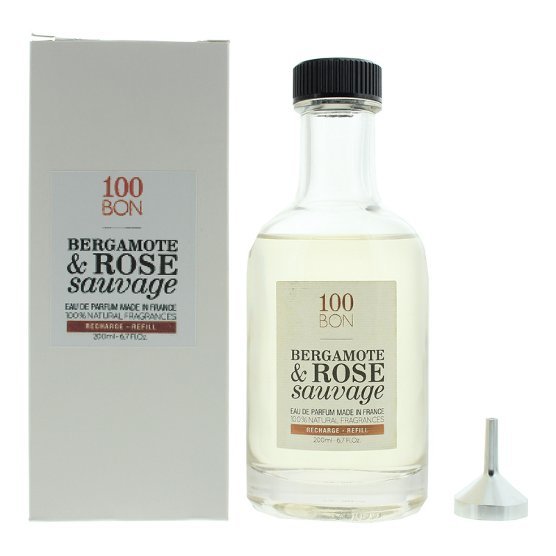 100 Bon Bergamote & Rose Sauvage (U) 200 ml, Parfumovaná voda Náplň