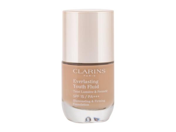 Clarins Everlasting Youth Fluid 108.5 Cashew (W) 30 ml, Make-up SPF15