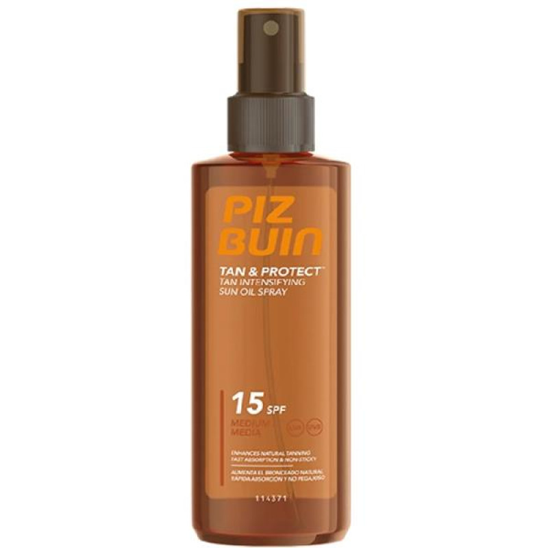 PIZ BUIN Tan & Protect Tan Intensifying Oil Spray (U) 150ml, Opaľovací prípravok na telo SPF15