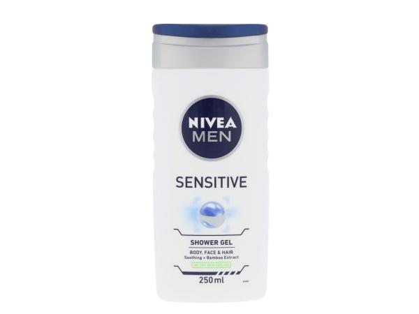 Nivea Men Sensitive (M) 250ml, Sprchovací gél