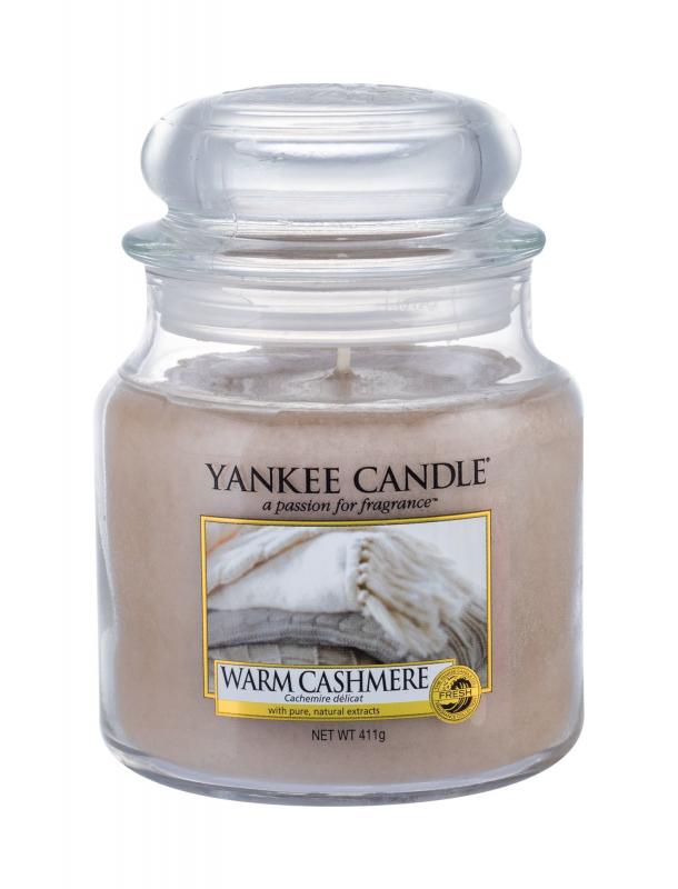 Yankee Candle Warm Cashmere (U)  411g, Vonná sviečka