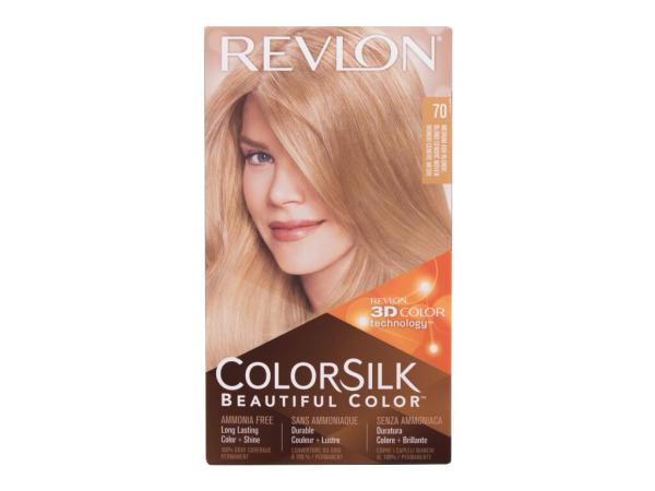 Revlon Colorsilk Beautiful Color 70 Medium Ash Blonde (W) 59,1ml, Farba na vlasy