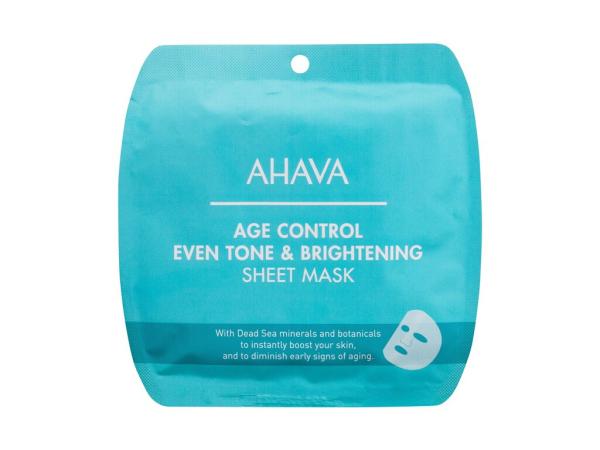 AHAVA Age Control Even Tone & Brightening Sheet Mask (W) 17g, Pleťová maska