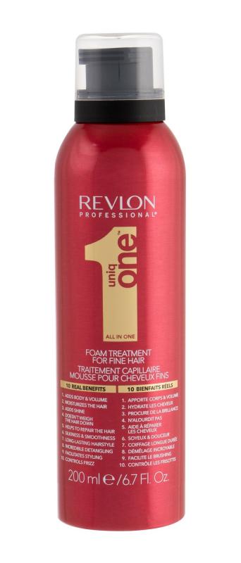 Revlon Professional Foam Treatment Uniq One (W)  200ml, Objem vlasov