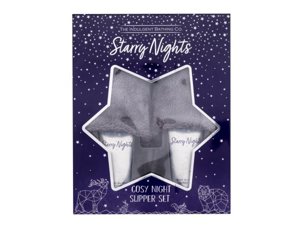 The Indulgent Bathin Starry Nights Cosy Night Slipper Set (W) 100ml, Telové mlieko