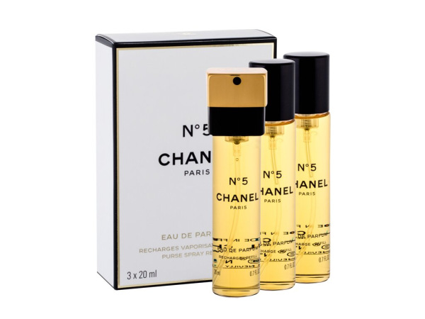 Chanel No.5 (W) 3x20ml, Parfumovaná voda Náplň